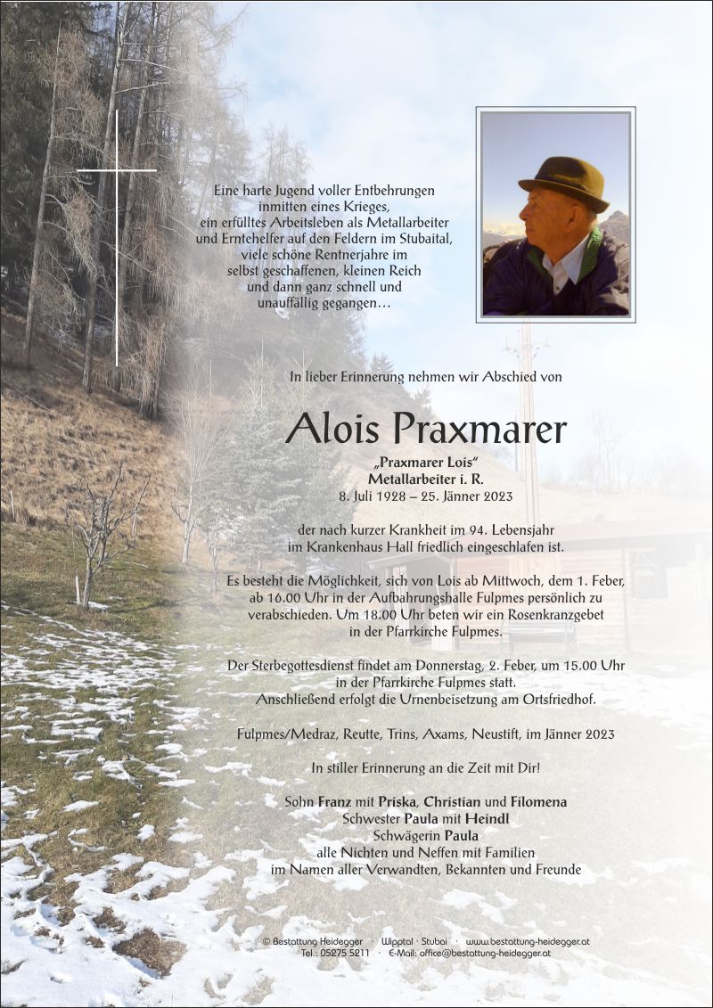 Alois Praxmarer